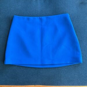 Zara mini skirt cobalt blue size XL
